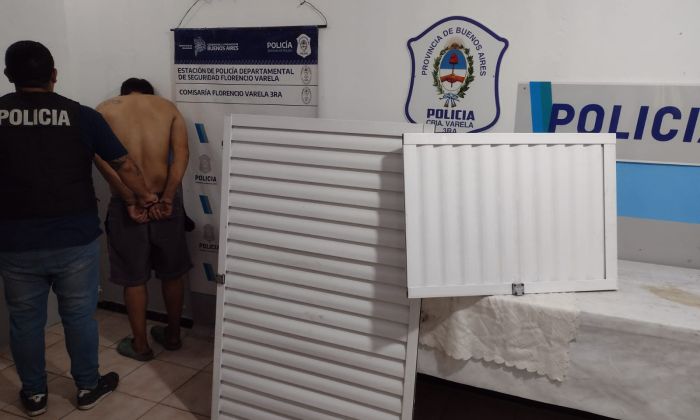 Florencio Varela – Un aprehendido por hurto en el predio municipal de Thevenet